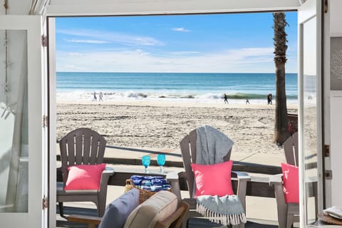 Wathc the waves crash from the living room