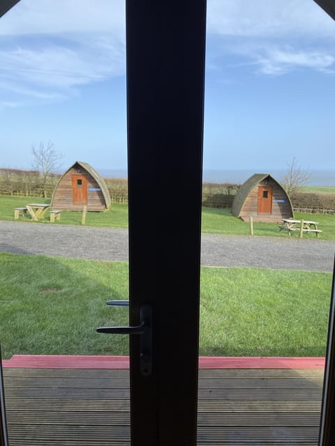 View from the deluxe ensuite cabin