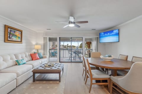 Large living room with Wi-Fi enabled TV