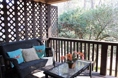 Private Balcony attached to Upper Bedroom