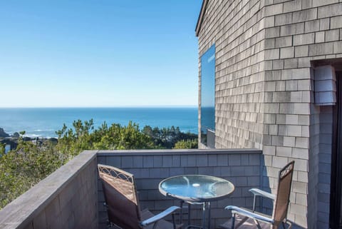 Breathe in the ocean air from the private deck 