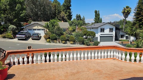 Enclosed front patio