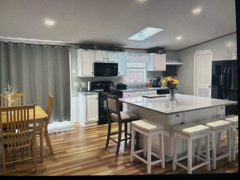 Newly remodeled kitchen with island