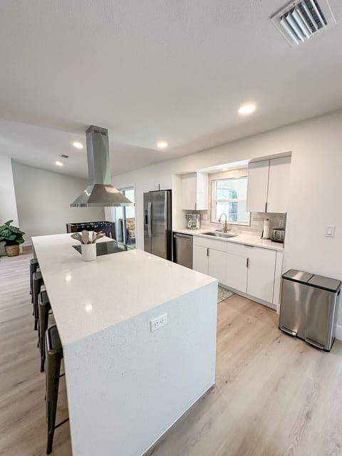 Fully stocked kitchen