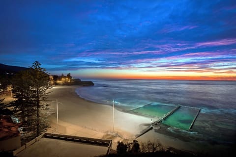 Location shot. Beautiful Austinmer Beach directly across the road.