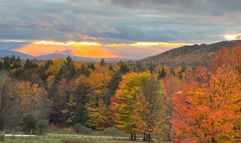 View of the adirondack mountains