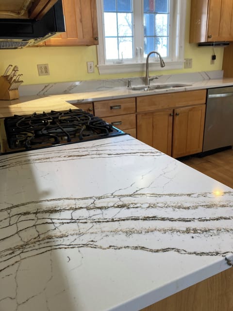 New kitchen counters.