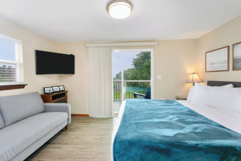 Bright, comfortable studio with space to relax and unwind