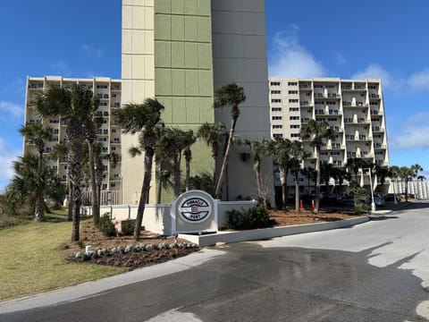 Entrance in front of Building A
