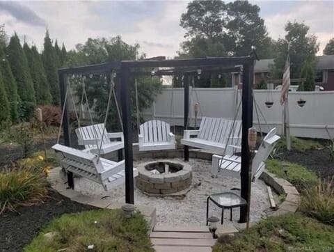 Fire Pit Seating Area