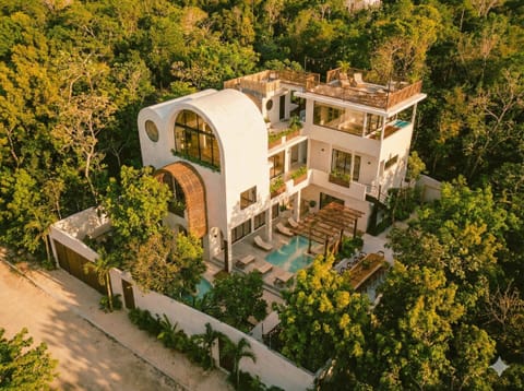 3 floors, one home. Welcome to Casa Tira, the most unique villa in Tulum.