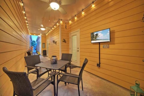 Welcome to your seaside retreat! The spacious seating area right in front of the door invites you to relax, take in the fresh ocean breeze, and enjoy beautiful moments before you even step inside.