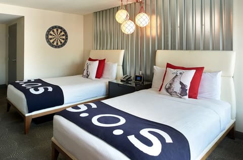 Stretch out with two comfy beds for easy shared stays.
