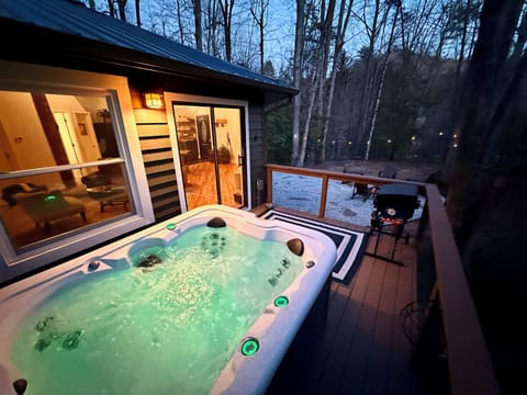 Please note the blackstone was replaced with a charcoal grill by the fire pit.