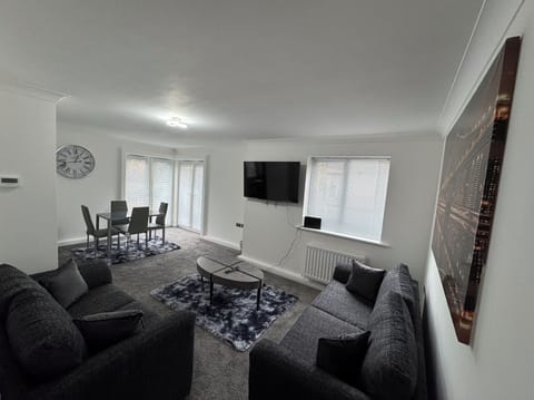 Living/Dining Room with Balcony view