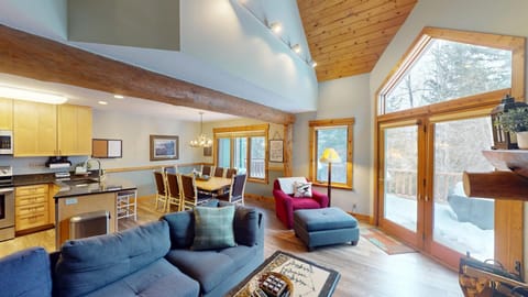 Huge Windows Facing Moose Mountain