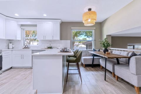Huge kitchen with a breakfast nook