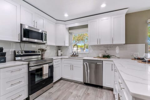 Huge kitchen with a breakfast nook
