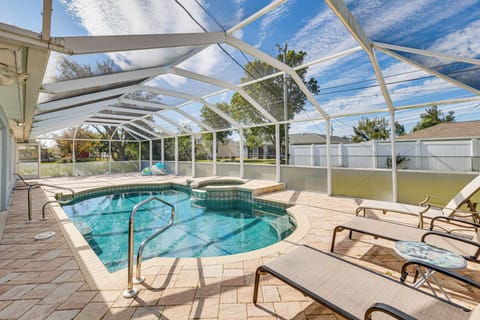 Cape Coral Vacation Rental | 3BR | 2BA | 1,440 Sq Ft | Small Step to Enter