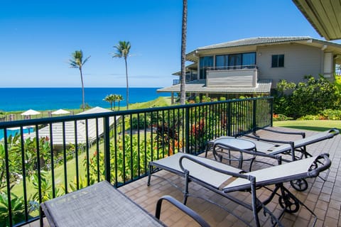 Balcony with ocean view
