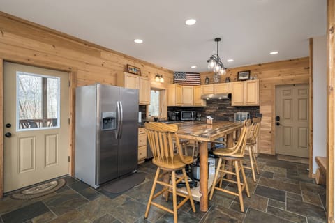 Fully stocked kitchen
