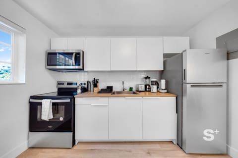 Simply equipped kitchen