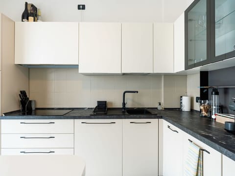 Kitchen, Countertop, Kitchen Appliance, Cabinetry, Interior Design, Major Appliance, Furniture, Flooring, Kitchen Sink, Home Appliance