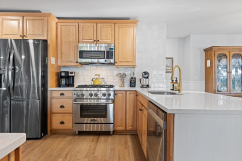 Kitchen view from dining room.