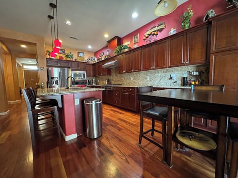 Italian design above with rope lighting. Four seat dinette