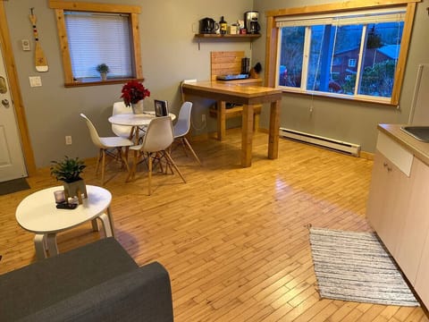 Dining area with seating for four