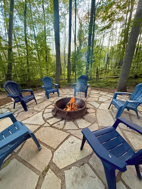 Gather around the firepit with your favorite people