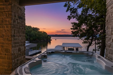 If you love the hot tub experience, you will never want to leave these views.  The perfect relaxation hub for you and your guests!