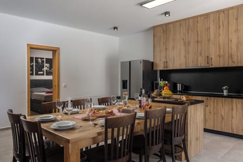 Kitchen and dining area