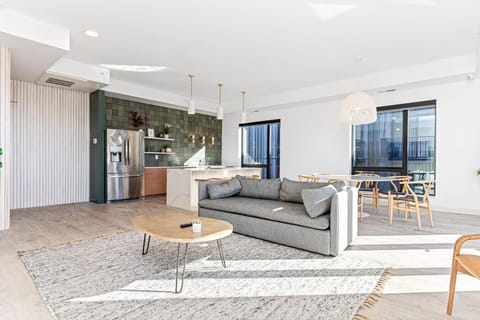 Once you enter the living room you'll find a space that feels both luxurious and cozy, perfect for unwinding after a long day.