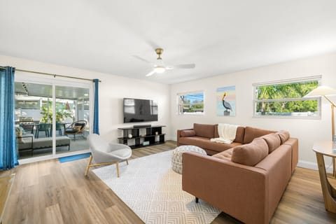 Living area with desk/work area