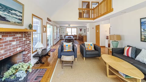 Main living area is an open and bright space