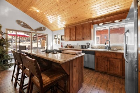 Create culinary masterpieces in our charming kitchen, where rustic elegance meets modern convenience.