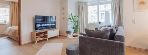 With our comfortable sofa bed, you can have exciting movie nights or play board games.