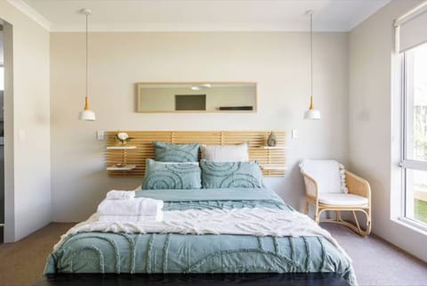 Ground floor master bedroom, with TV, walk in robe and ensuite.