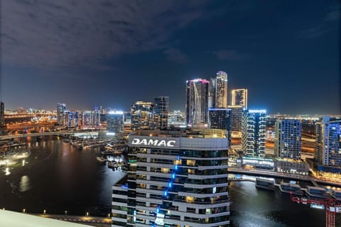 Skyline View: Marvel at breathtaking vistas of Dubai`s dazzling skyline from your balcony!