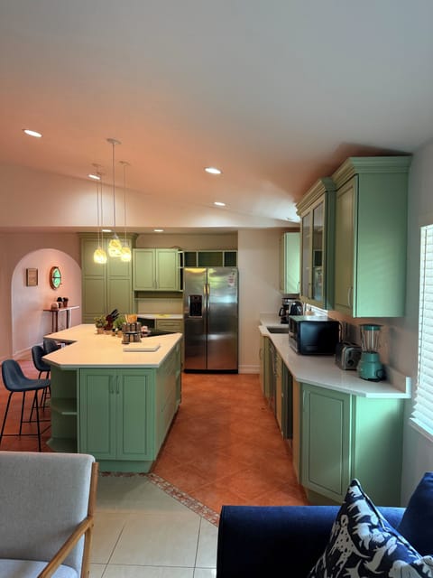 Kitchen view from living room
