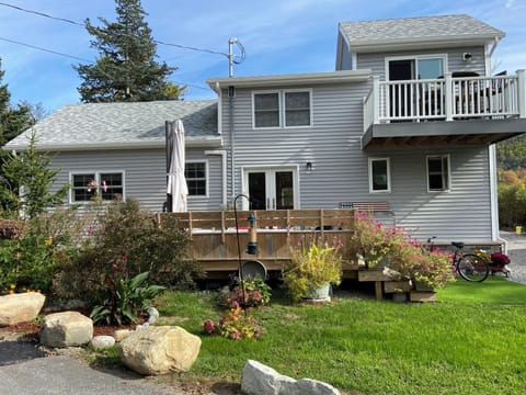 Large Deck with comfy furniture and great sunlight