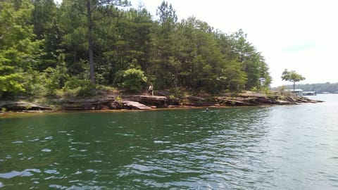 View from private boat launch