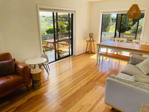 Living Area and Sun Filled deck