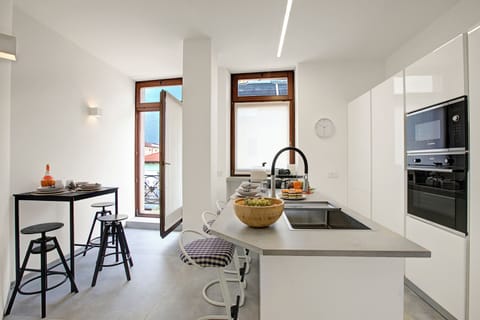 Kitchen and dining area