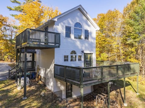 Back of house facing the Bethel Forest.