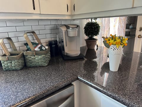 K-cups or standard coffee maker available