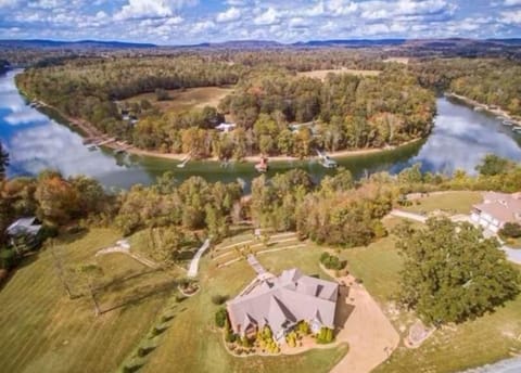 Majestic views facing north of the 6+ acres of land