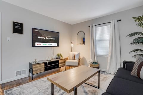 For your entertainment, bingewatch you favorite TV show on our wall mounted smart TV