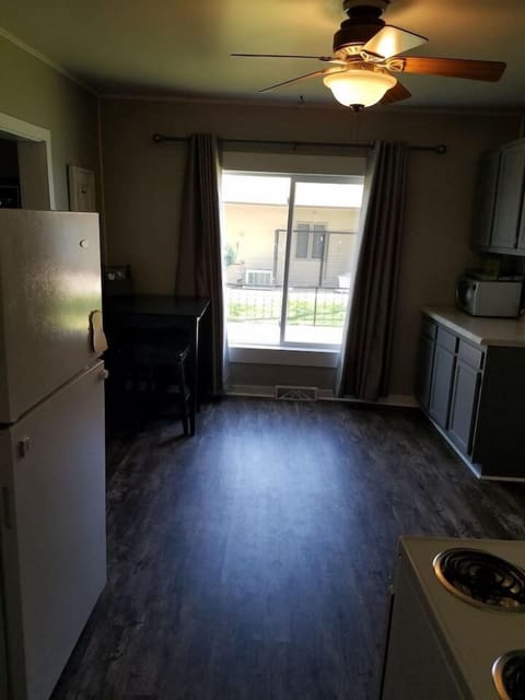 kitchen from main bedroom